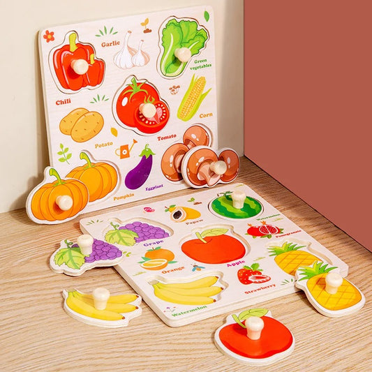 Montessori Wooden Puzzles Toys